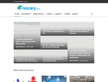 Tablet Screenshot of descary.com